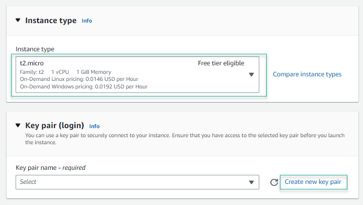 Create EC2 Instance