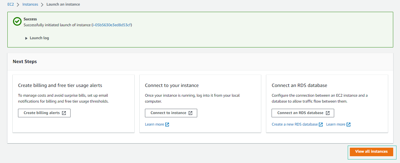 Create EC2 Instance