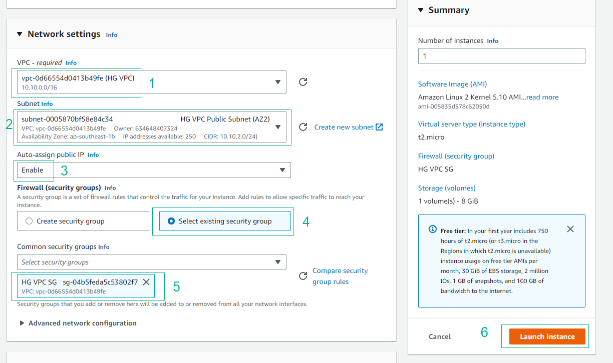 Create EC2 Instance