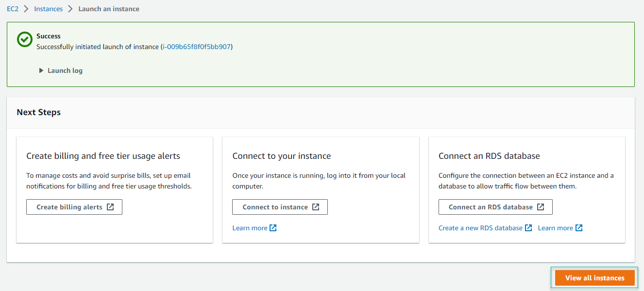 Create EC2 Instance